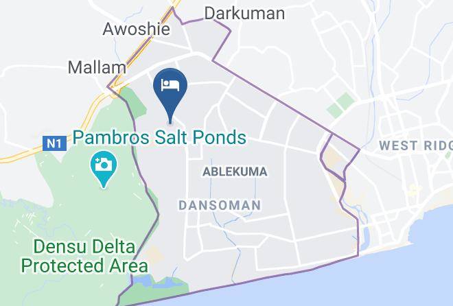 Accra - Krisview Hotel Maps