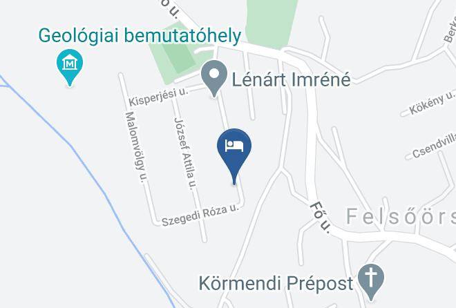 Felsoors - Krisztina Vendeghaz Felsoors Maps