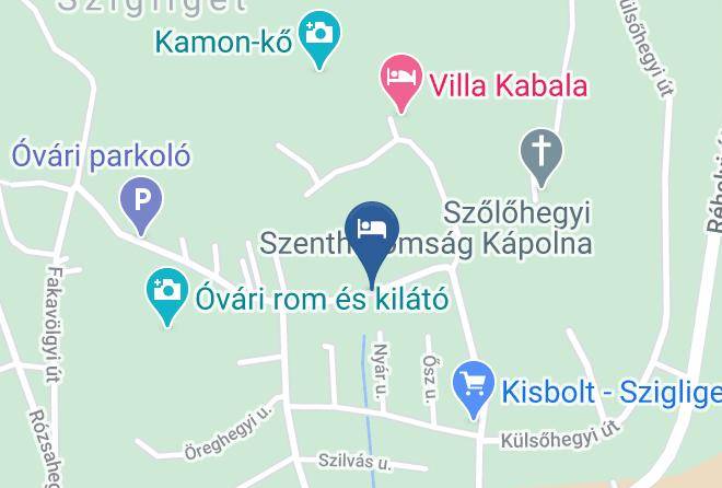 Szigliget - Krisztina Vendeghaz Szigliget Maps