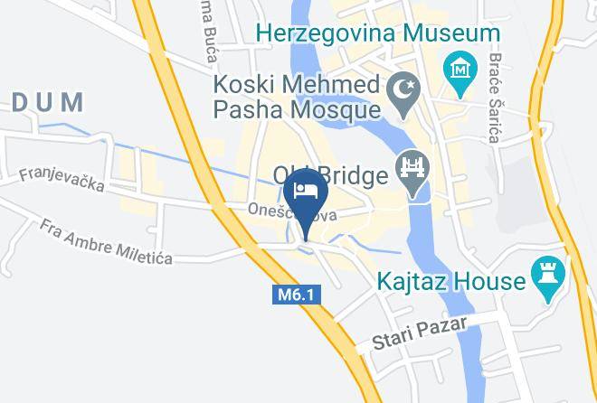 Hercegovacko Neretvanski - Kriva Cuprija Hotel Maps