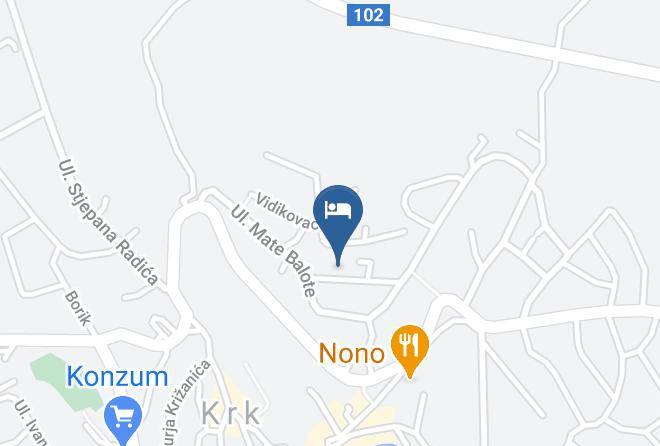 Krk - Krk Patak Maps