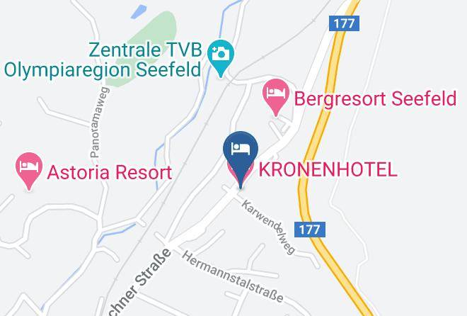 Innsbruck Land - Kronenhotel Maps