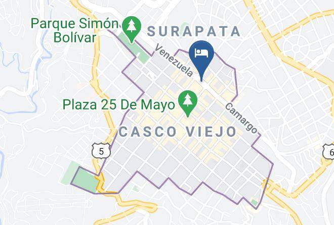 Oropeza - Krono's Hotel Maps