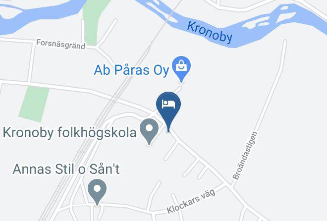 Kronoby - Kronoby Folkhogskola Kruunupyyn Kansanopisto Maps