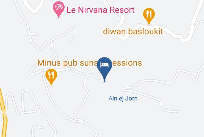 Zgharta - Kroum Ehden Boutique Resort Maps