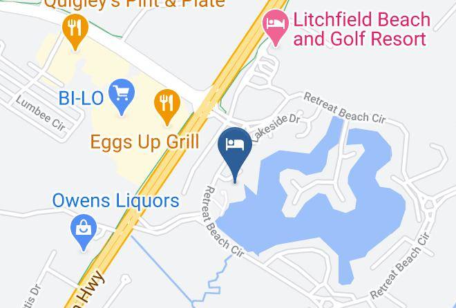 Krueger's Beach Shack Map