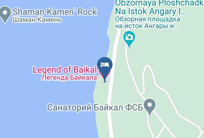 Irkutsky District - Krugobaykalsky Hotel Maps