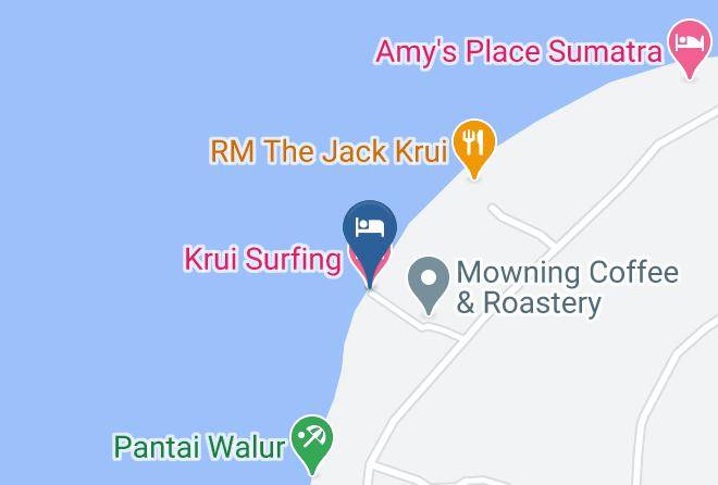 Lampung Barat - Krui Surfing Maps