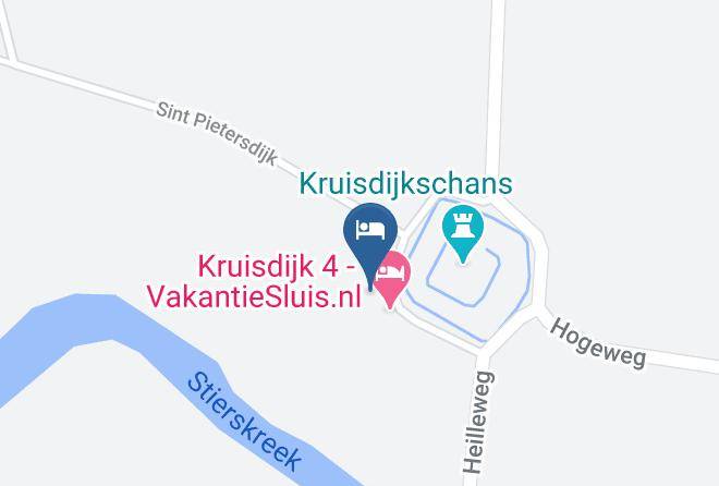 Gemeente Sluis - Kruisdijk 2 Vakantiesluis Nl Maps