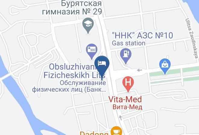Ulan Ude - Kruiz Hotel Maps