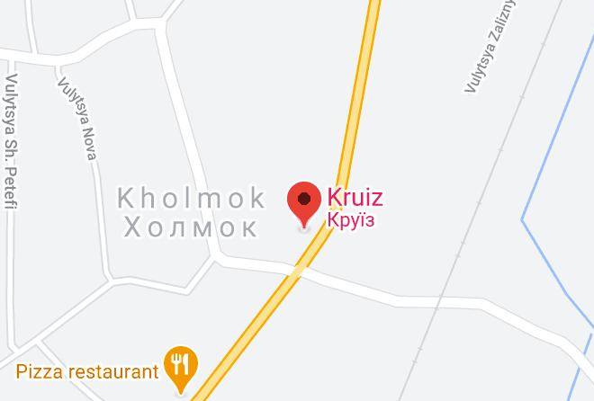 Kruiz Motel Map