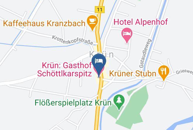 Garmisch Partenkirchen - Krun Gasthof Schottlkarspitz Maps