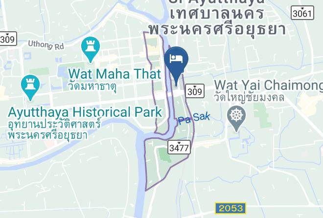 Amphoe Phra Nakhon Si Ayutthaya - Krungsri River Hotel Maps
