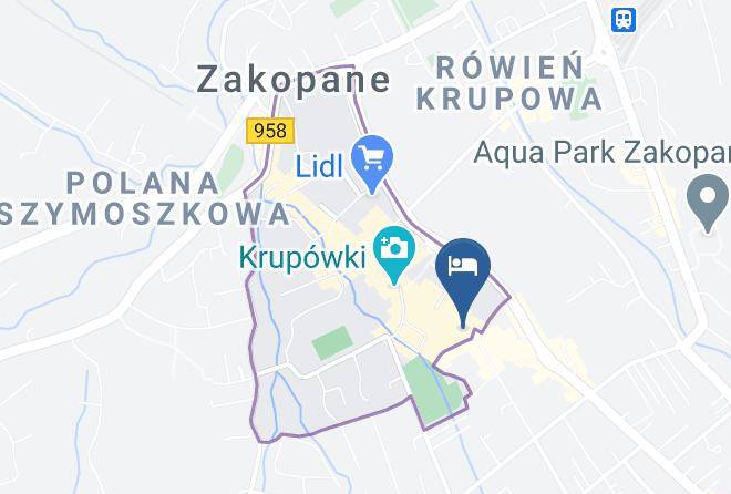 Tatrzanski - Krupowki 40 Noclegi Maps