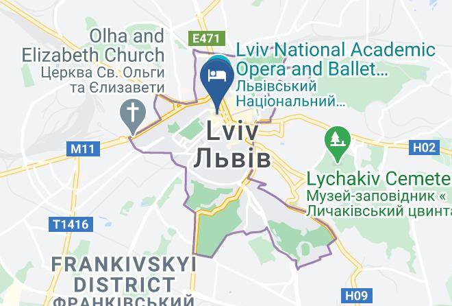 Lviv - Kryva Lypa Culinary Studio Maps