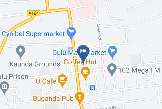 Gulu Municipality - Ksp Hotel Maps