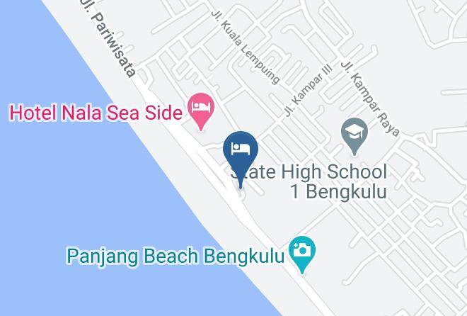 Kota Bengkulu - Kuala View Beach Hotel Maps