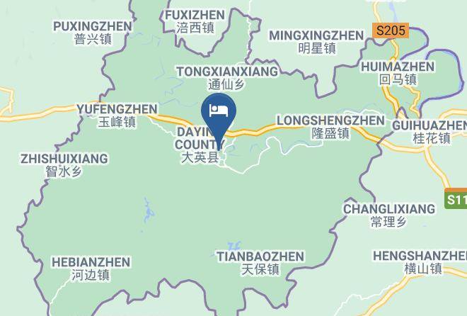 Suining - Kuangyi Hotel Maps
