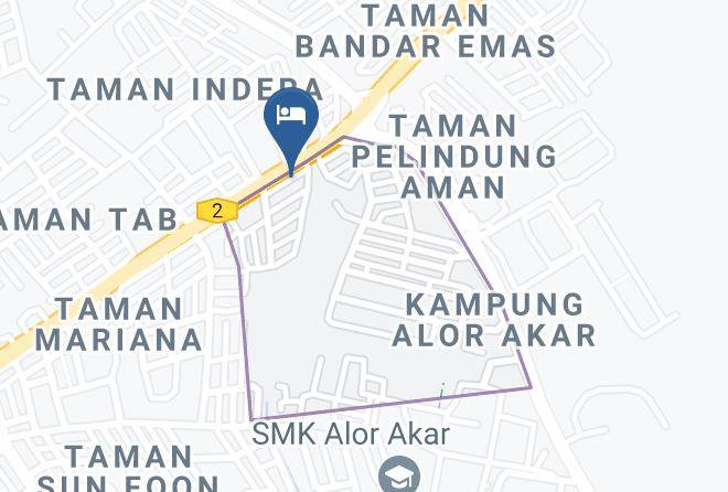 Kuantan District - Kuantan Beserah Budget Hotel Maps