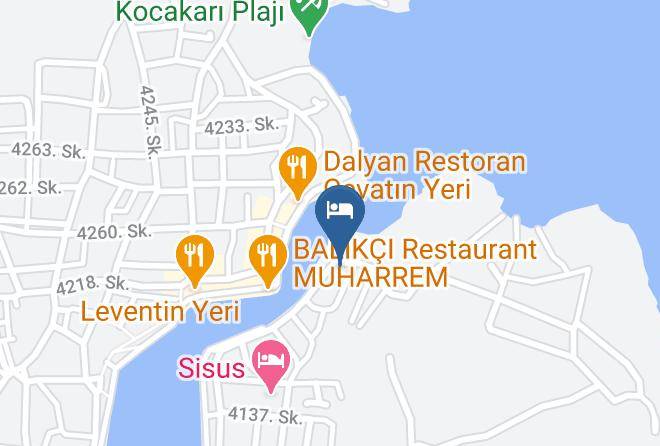 Cesme - Kubana Hotel Maps