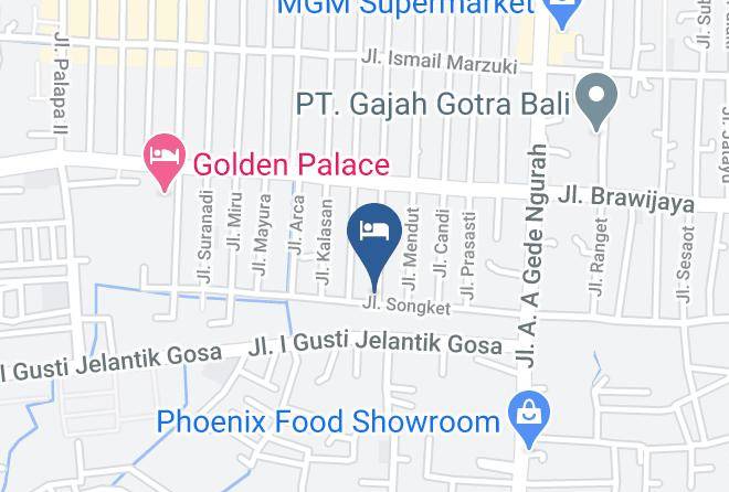 Kota Mataram - Kubayan Hotel Maps