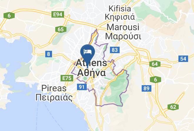 Central Athens - Kubic Athens Smart Hotel Maps