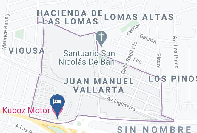 Zapopan - Kuboz Motor Hotel Maps