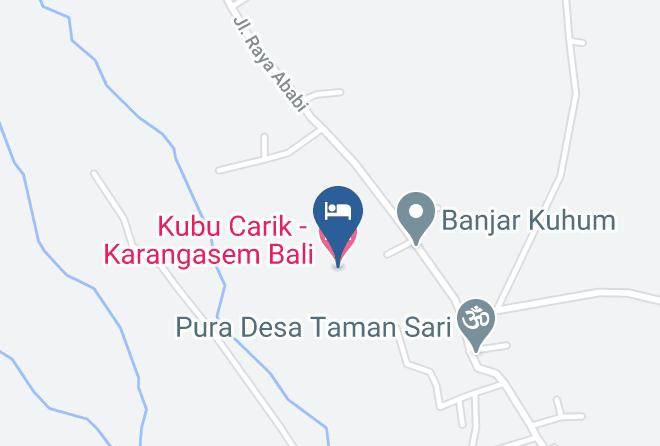Karangasem Regency - Kubu Carik Karangasem Bali Maps