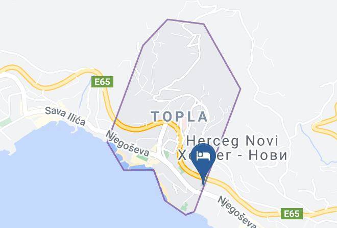 Herceg Novi - Kuca Anka Maps