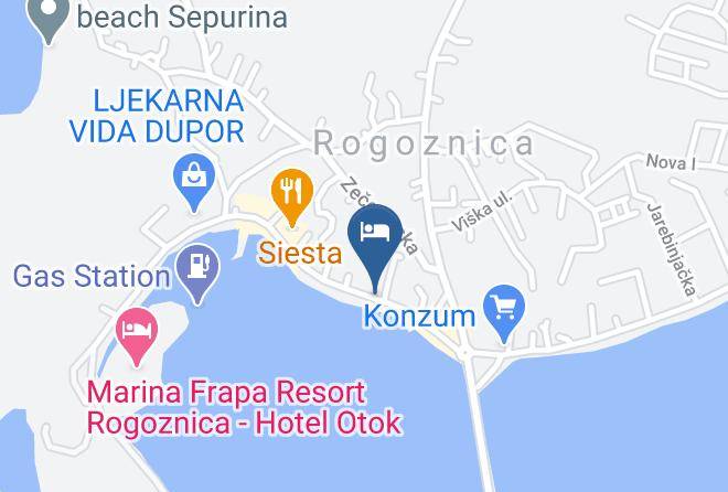 Rogoznica - Kuca Eldic Maps