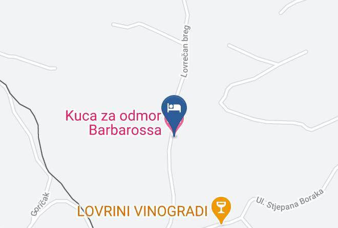 Cestica - Kuca Za Odmor Barbarossa Maps
