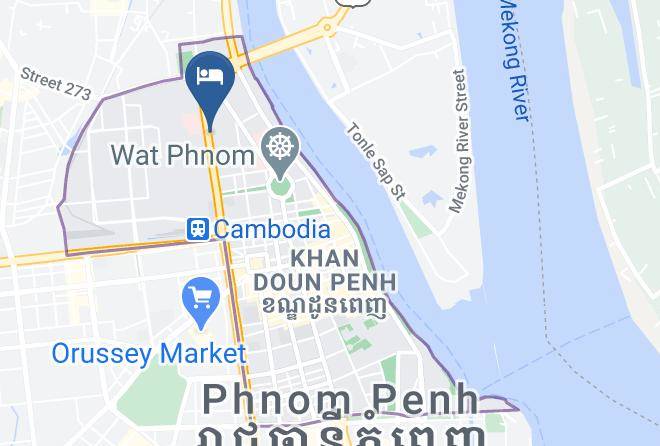 Doun Penh - Kuch Oudom Hotel Maps