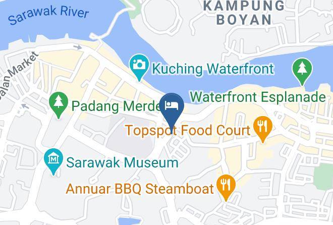 Kuching Hotel Map