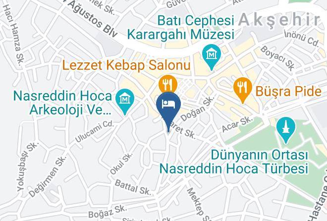 Aksehir - Kucuk Aga Konagi Otel Ve Restoran Maps