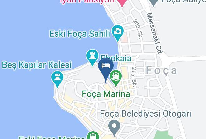 Foca - Kucukdeniz Pansiyon Maps