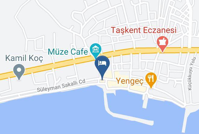 Kucukkuyu Sarissa Butik Otel Map