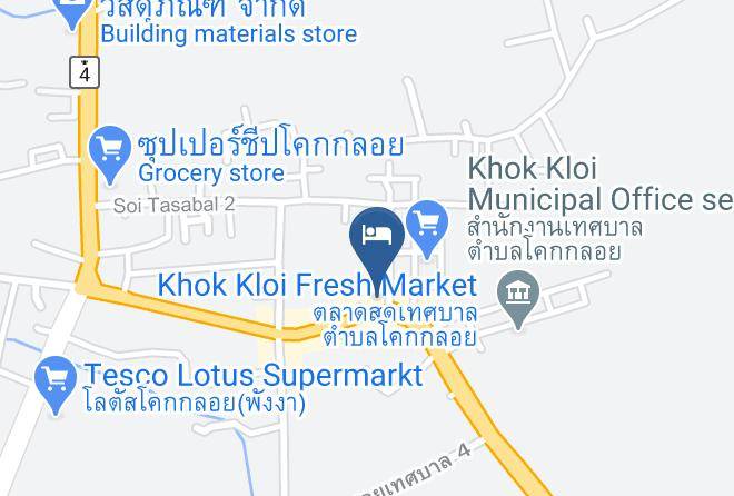 Amphoe Takua Thung - Kudakrong Resort Maps