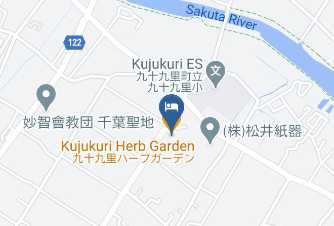 Kujukuri Townsanbu District - Kujukuri Herb Garden Maps