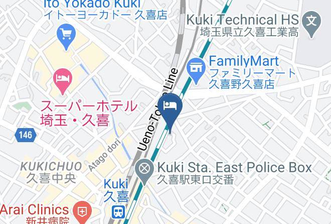 Kuki City - Kuki City Hotel Maps