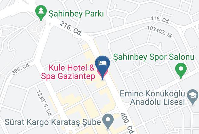 Sahinbey - Kule Hotel & Spa Gaziantep Maps