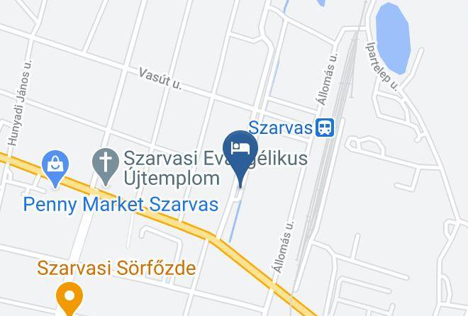 Szarvas - Kuliga Vendeghaz Maps
