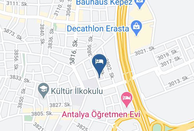 Kepez - Kultur Pansiyon Maps