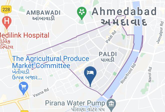 Ahmadabad - Kum Kum Palace Hotel Maps