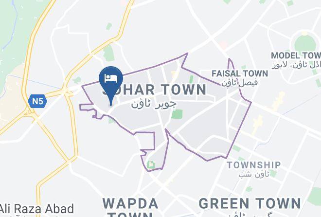Islamabad - Kumail's Continental Hotel Maps