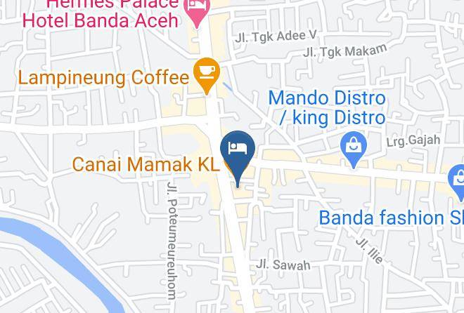 Kota Banda Aceh - Kumala Hotel Maps