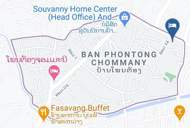Vientiane - Kuman Hotel Maps
