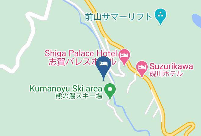 Yamanouchi Townshimotakai District - Kumanoyu Hotel Maps