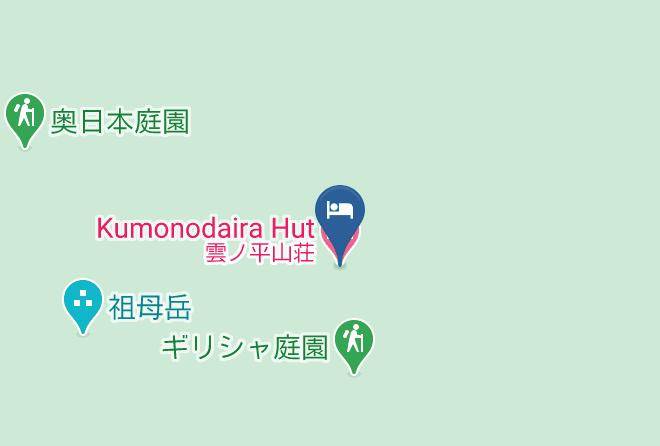 Toyama City - Kumonodaira Hut Maps