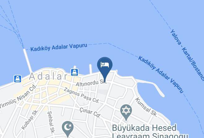 Adalar - Kumsal Butik Otel Maps