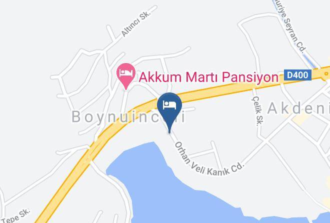 Silifke - Akkum Kumsal Pansiyon Maps